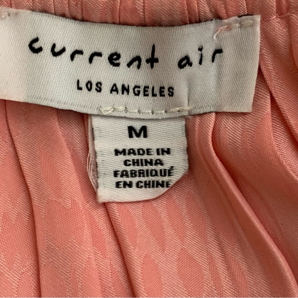 Current Air Solid Split Ruffle Neck Sleeveless Pl… - image 4